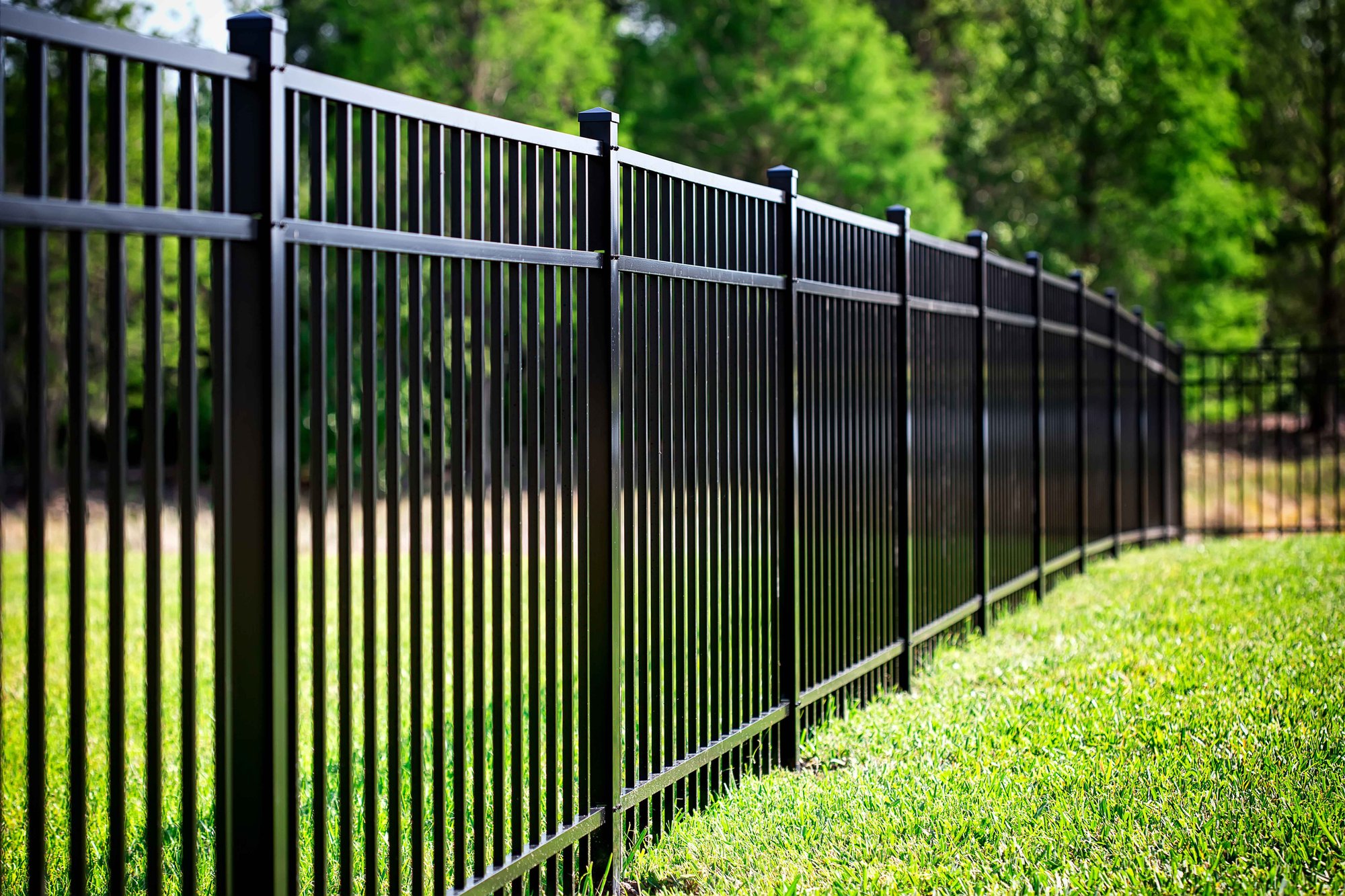 Black Aluminum Fence Short