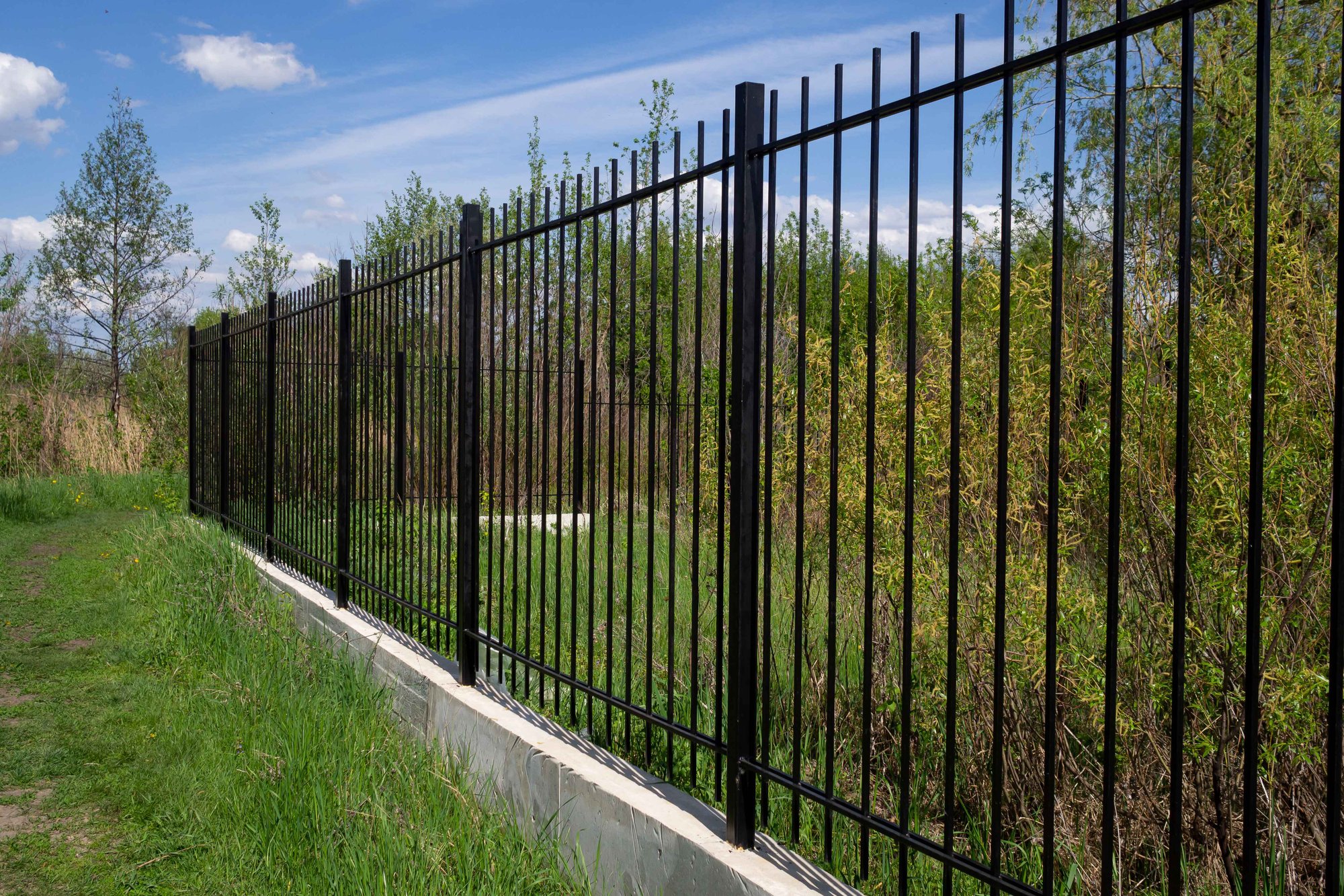 Black Aluminum Fence