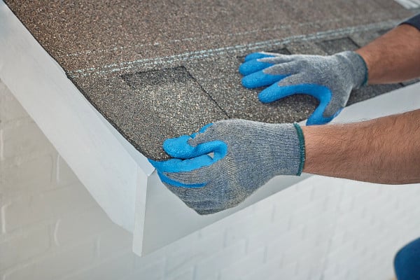 2 sets dakshingles bever staart (50mm) rood
