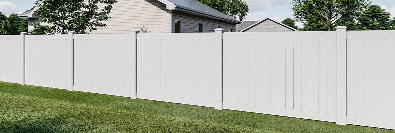 residential vinyl fencing